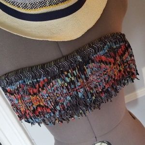 Fringe bikini top